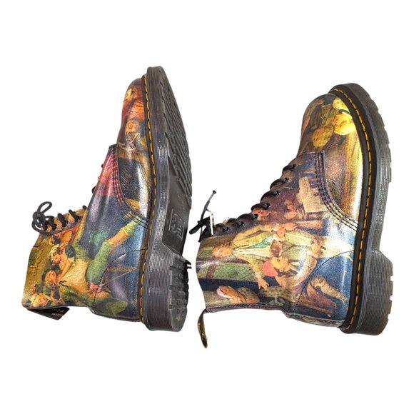 Rare Dr Doc Martens X Soane Museum Hogarth A Rake's Progress 1460 Pascal 12 READ - Picture 10 of 16